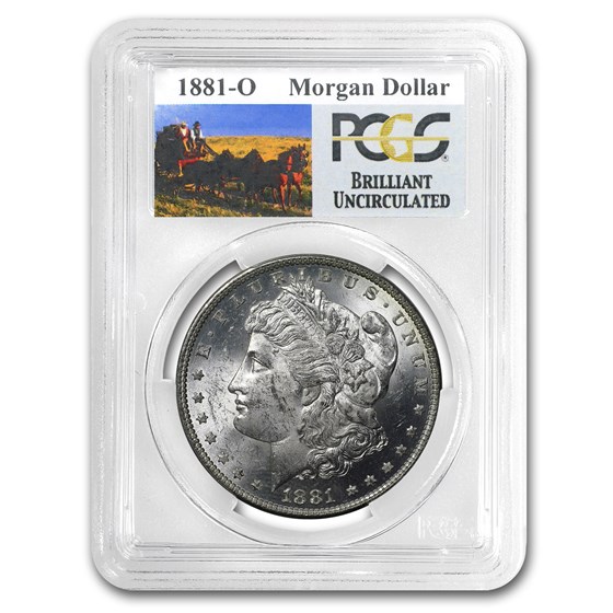 1881-O Stage Coach Morgan Dollar BU PCGS 1881-O Stage Coach Morgan Dollar BU PCGS